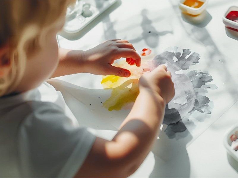 kreativita, umění pro děti, výtvarka, ateliér, 18 - 36 měsíců