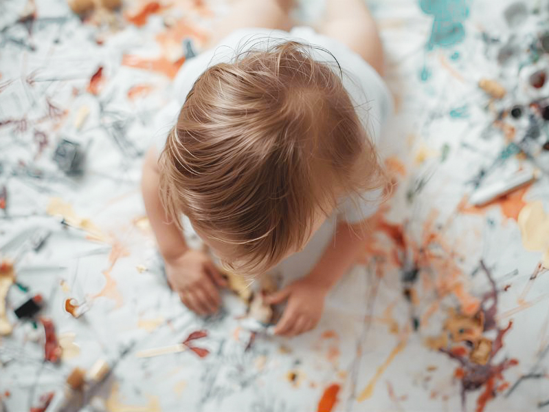 kreativita, umění pro děti, výtvarka, ateliér, 18 - 36 měsíců