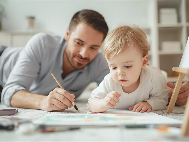 kreativita, umění pro děti, výtvarka, ateliér, 18 - 36 měsíců