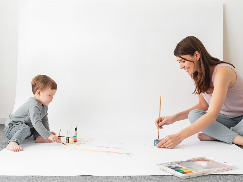 kreativita, umění pro děti, výtvarka, ateliér, 18 - 36 měsíců