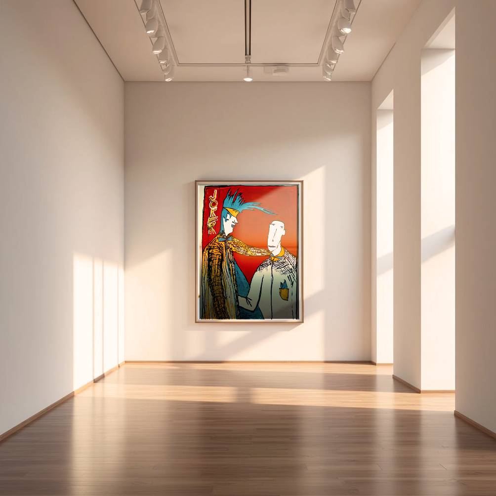 acrylic painting on wall