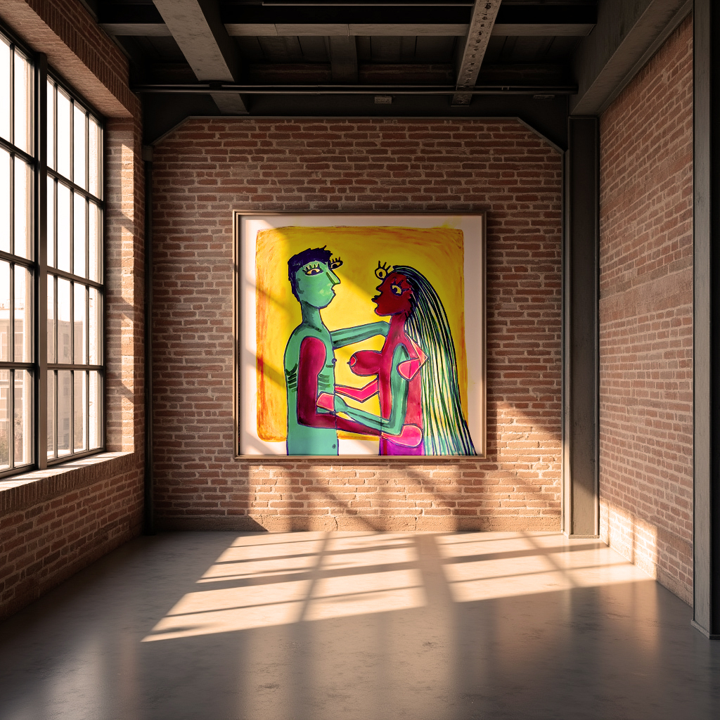 acrylic painting on canvas